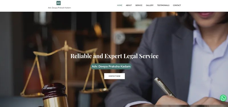 Adv Deepa — website preview