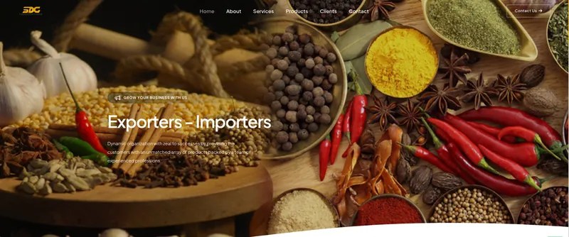 SDG Park — website preview