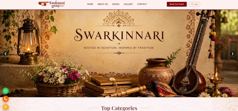 Swarkinnari Group — website preview